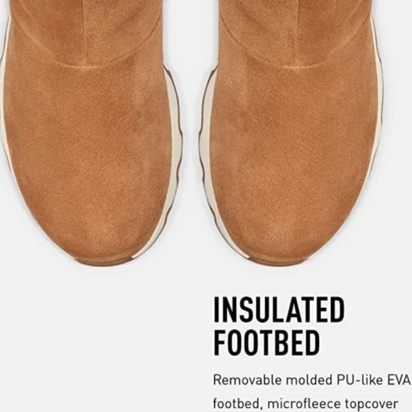 Sorel Kinetic Ankle Boots Waterproof Suede Tan Women's 7 - Picture 4 of 16